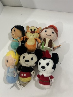 Hallmark Itty Bittys Disney Misc Lot Of 6 Tiny Plush/Stuffed Animals
