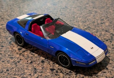  Danbury Mint - 1996 Corvette GrandSport Coupe (Admiral Blue) - 1:24 - Loose