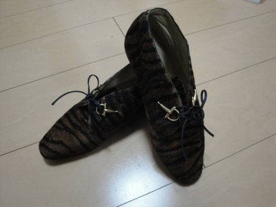 Womens GUCCI GUCCI Zebra Animal Pattern Harako Bit Shoes Boots Size 36