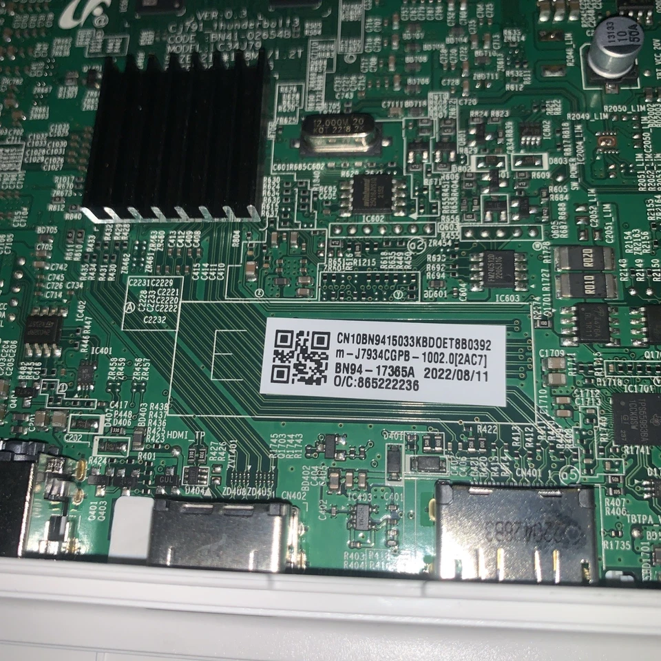 SAMSUNG 34" C34J791WTN C34J791 MONITOR MAIN BOARD BN94-17365A + T-con board - Image 4 of 4