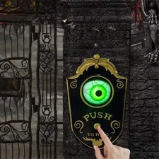 Halloween Doorbell Decoration &ndash; Spooky Sound & Light-Up Haunted House Prop