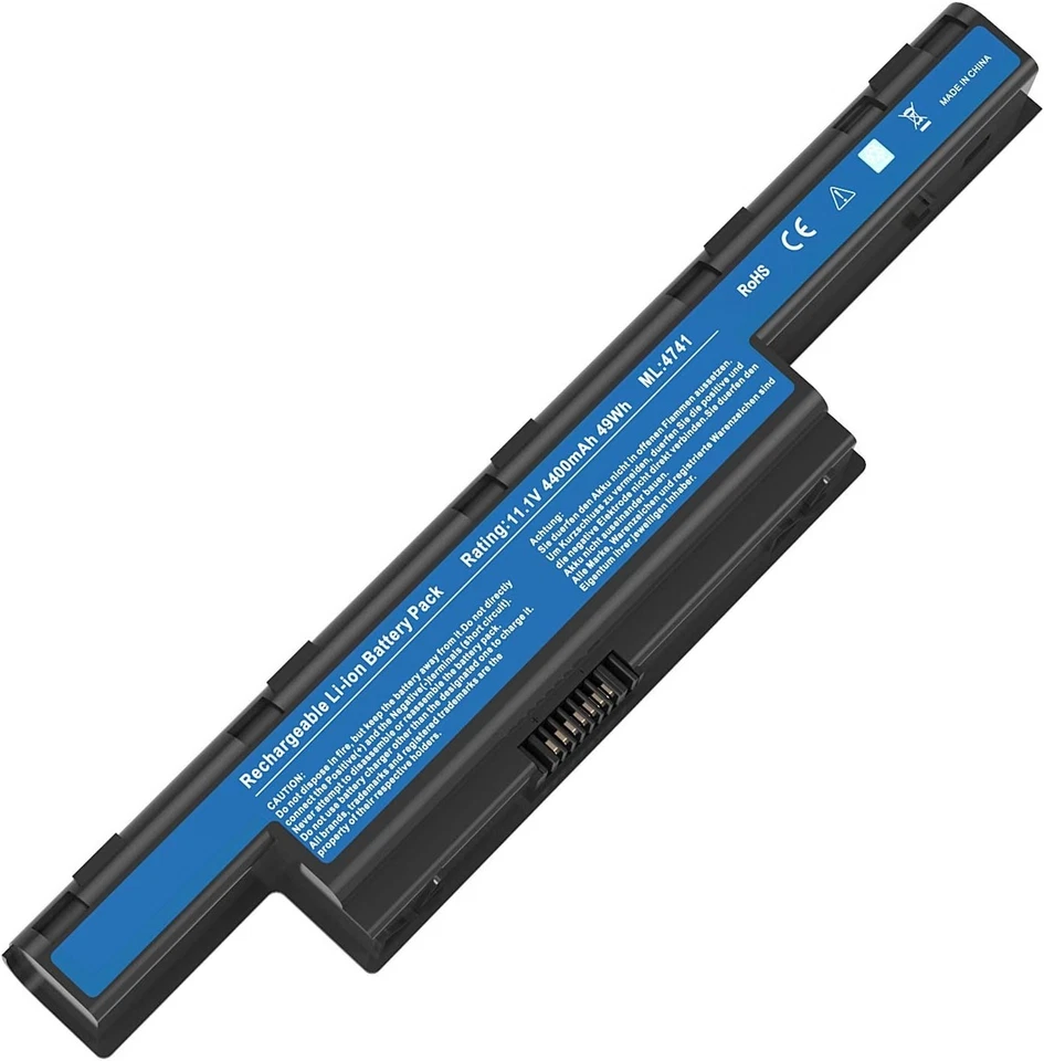 Batería de repuesto de alto rendimiento para portátiles Acer y Gateway Foto 3 de 4