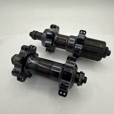 Retro pair of Pulstar USA straight pull hub • Blue • 90s Vintage MTB/ATB  HG 135