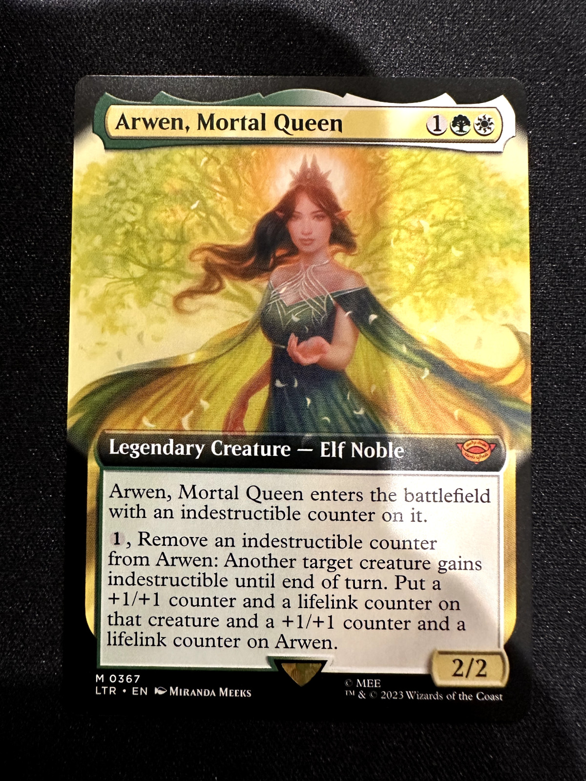 Arwen, Mortal Queen (Extended Art) (0367) MTG: The Lord of the Rings NM