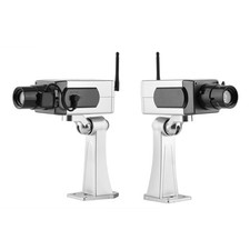 Bullet Dummy Fake Surveillance Security Camera Auto Movement Dummy Camera F TEEF