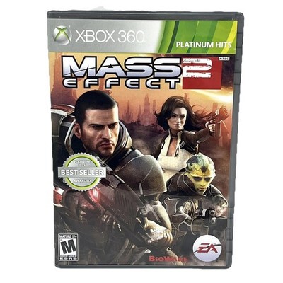 Mass Effect 2 Microsoft Xbox 360 No Manual Tested Video Game Shooter Adventure