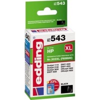 Edding Tintenpatrone 18-543 Kompatibel Hp 302XL F6U68AE Schwarz
