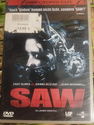 Saw Director's Cut DVD James Wan Cary Elwes Danny Glover LIONSGATE Großhülle