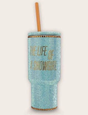 Taylor Swift The Life of a Showgirl Glitter Tumbler 30 oz Mint Green Confirmed
