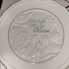Lenox Live Life In Full Bloom  11.75in Round Serving Platter New! — photo 2