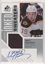 2016-17 SP Game Used Inked Sweaters 51/99 Matt Beleskey #IS-MB Auto k1r