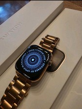 Apple Watch Series 10 46mm Titan Gold Cellular Smartwatch