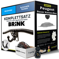 Für PEUGEOT Boxer Kasten/Bus Typ 250 Anhängerkupplung abnehmbar +eSatz 7pol 11-