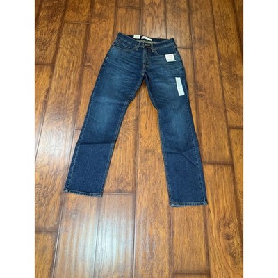 Signature Levi Strauss Athletic Fit Jeans Mens Size 28x30 Dark Wash New Flex