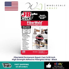 FiberWeld Permanent Repair Cast 2x36 Inch High Strength Adhesive Fiberglass Wrap