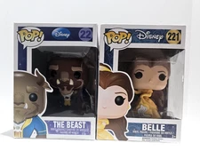 Funko Pop Disney Beauty and the Beast Duo – Beast #22 & Belle #221 Vaulted Vinyl