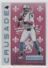 2018 Panini Rookies & Stars Crusade Pink 73/85 Cam Newton #CRU-10 5by