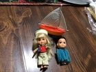 VTG 1965 Mattel Liddle Kiddles Lola Liddle Doll, Outfit, Hat, Boat!