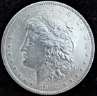 1903-P Morgan SIlver Dollar 90% Silver, ASW: 0.7734, 4,652,000 Minted