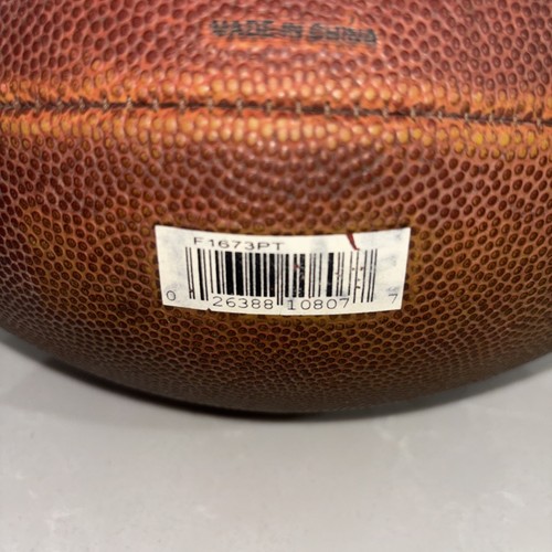 Vintage WILSON 1001 Authentic NCAA Leather College Football Junior Size - 第 4/13 張圖片