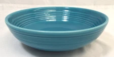 Vintage Fiesta Homer Laughlin Older HLC Individual Salad Soup Bowl Turquoise USA