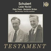 Schubert - Lieder Recital Von Peter Pears, Benjamin Britten | Cd | Zustand Neu