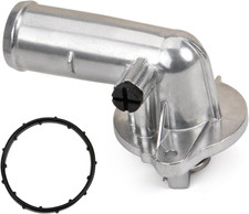 Aluminum Coolant Thermostat Housing Assembly Compatible with 2011-2015 Dodge Dur