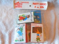 5 Decks Vintage Child's Playing Cards Game-NEW in Sealed Package-Snap Donkey ++