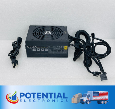 USED - EVGA SUPERNOVA 750 G2 750W 80+ Gold ATX PSU Power Supply 220-G2-0750