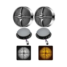 FATECIM 3 1/4" 1157 LED Front Turn Signals Blinkers Indicators Ambe... Fast Ship