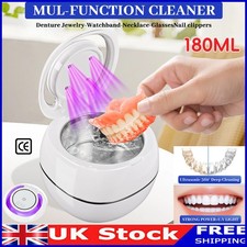 Ultrasonic Cleaner Retainer Invisalign UV-Dental Pod Denture Aligner Mouth Guard