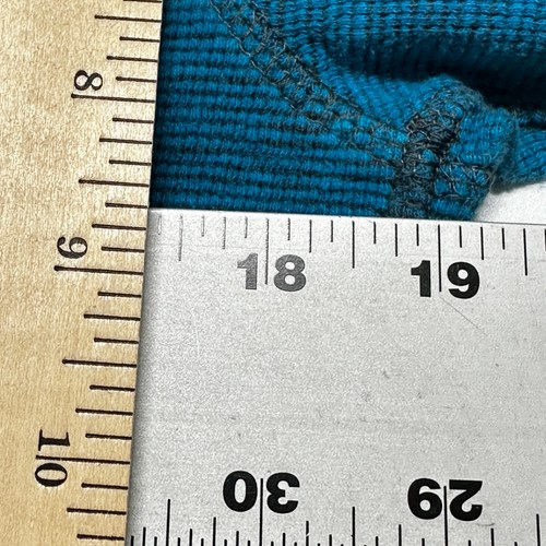 INC International Concepts Hoodie Boys Size L Blue Long Sleeve Henley 100 Cotton - Picture 3 of 6