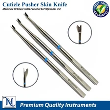 V-Shaped Cuticle Pusher Dead Skin Remover Nail Art Care Manicure Pedicure