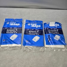 7 Bags KENMORE CANISTER VACUUM CLEANER BAGS TYPE C FOR MODELS 5055, 50557, 50588