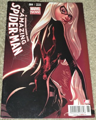 F Rare Amazing Spider-man 4 MX 1st App Silk J Scott Campbell Black Cat Variant