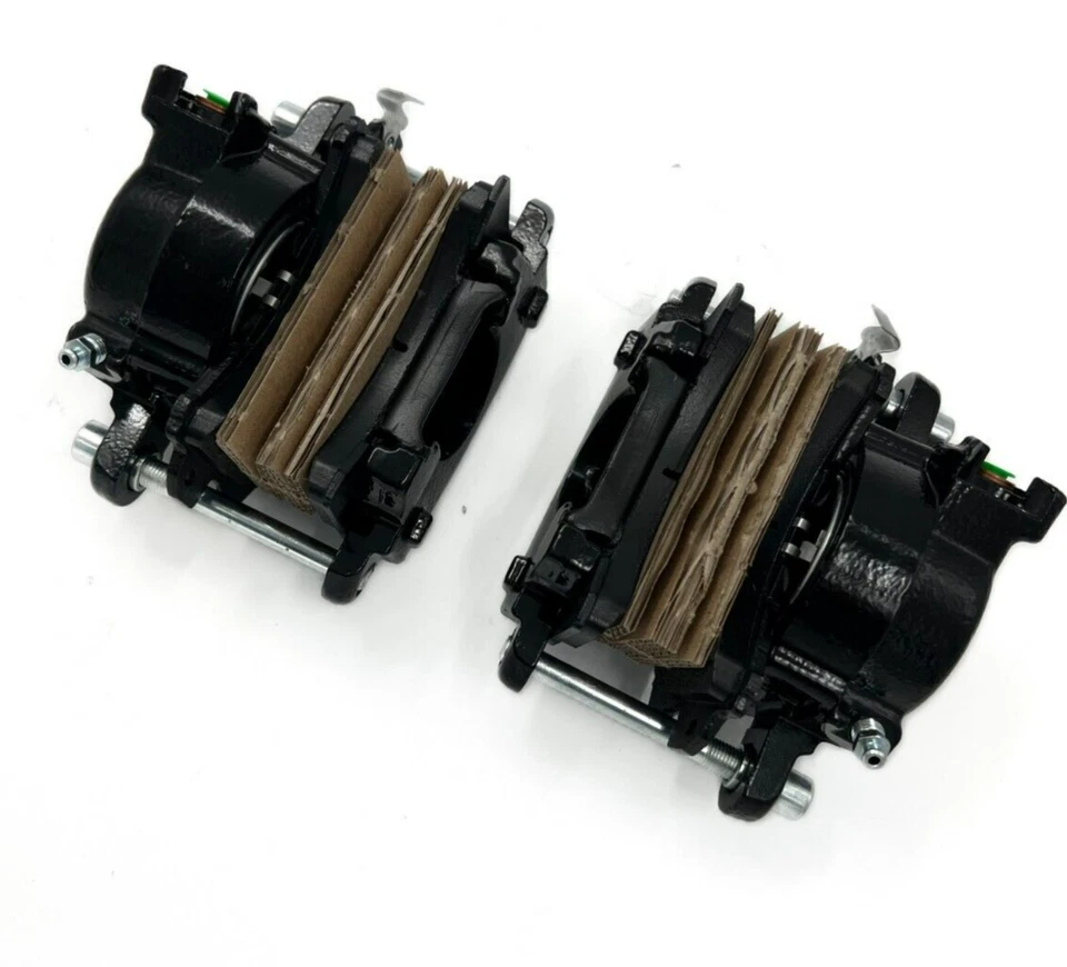 Pinças de freio a disco dianteiras pretas LH e RH com pastilhas para Chevrolet Camaro 1982-1992 - Imagem 3 de 4