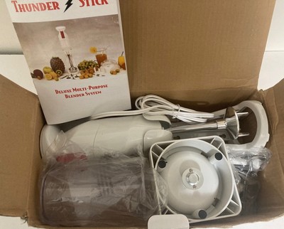ThunderStick Deluxe Blender & Food Processor System NEW Opened Box