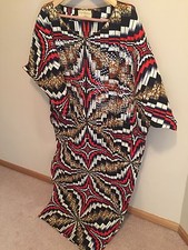 Womens, Sz M, African / Ankara Beaded Boubou
