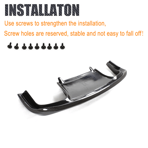 Carbon Diffusor Heckansatz Für BMW 3er E92 E93 M3 07-13 Heckdiffusor Heckschürze - Picture 11 of 14