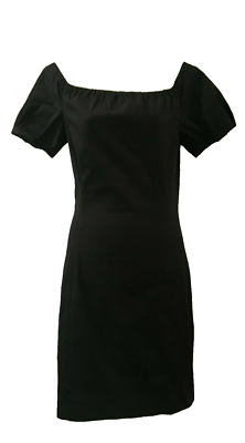 black puff sleeve bodycon dress Final Sale Plus Size Long Sleeve Cutout Ruched BodyCon Dress with Front Slit in Black main image 1