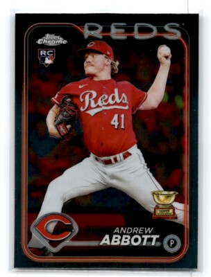 2024 Topps Chrome Andrew Abbott RC #154 Reds
