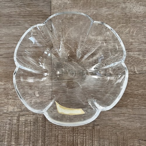 Rare Vintage Baccarat Crystal Flower Shape Bowl 6” NWT - Picture 2 of 7