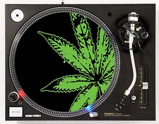 420 LEAF - DJ SLIPMAT 1200's or any turntable, LP record player