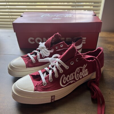 Converse Kith Coca-Cola Chuck 70 Low Red White Shoes Men's Size 11 NEW (169838C)