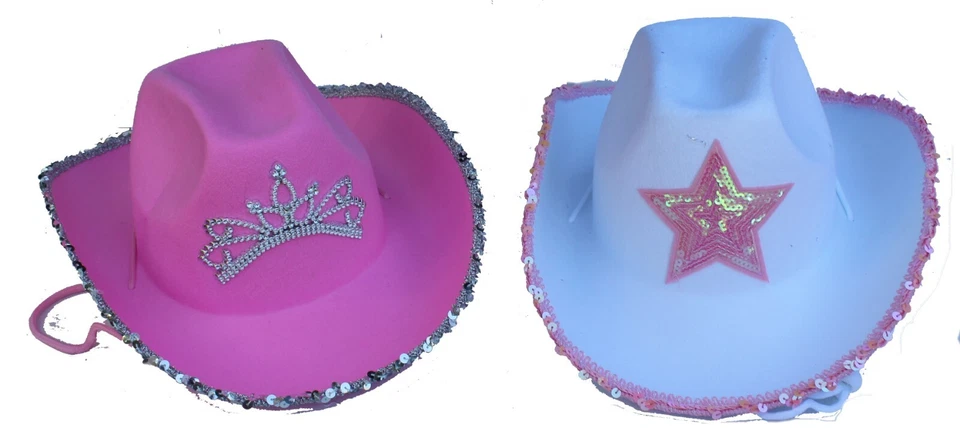 Disfraz de vaquera de fieltro de 15" con diseño de tiara o estrella de 5" de alto talla única de Halloween Foto 4 de 4