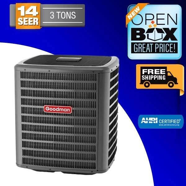 3 Ton 14 SEER Goodman Heat Pump AC Condenser Unit GSZ140361 - Open Box |  eBay