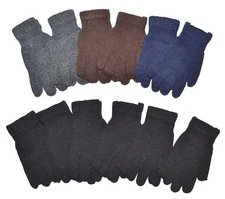 Winter Gloves Magic Knit Gloves Wholesale 12 Pairs - Bigger And Thicker New York