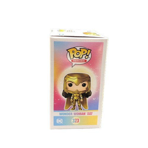 ✅ Wonder Woman Golden Armor WW84 Funko Pop #323 Target Exclusive ✅ - Picture 2 of 12