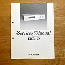 BDA - PIONEER RG-2 - ORIGINAL - Bedienungsanleitung / Service Manual