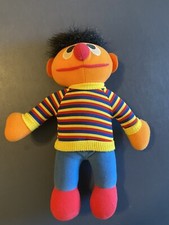 Vintage 1984/1985 Playskool Sesame Street ERNIE 11 Plush Doll - 72900